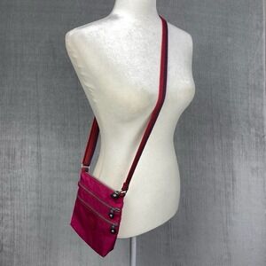Kipling Keiko Crossbody‎ Bag Small Raspberry Pink Fuchsia Lightweight Travel